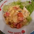 トマトとエリンギのふわとろ卵