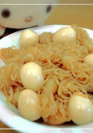 ♡ピリ辛ウマ～♪結びこん＆うずらの煮物♡-レシピのメイン写真