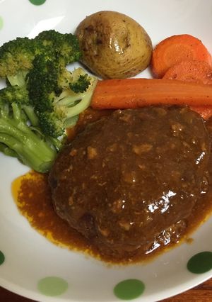 簡単ハンバーグ煮込み-レシピのメイン写真