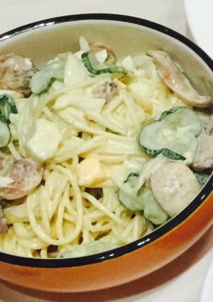 簡単なのにデパ地下の味！なスパサラ-レシピのメイン写真