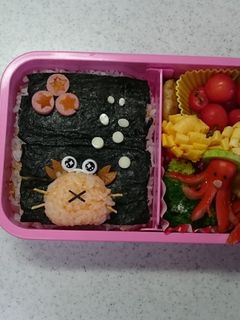 カニさんキャラ弁当-レシピのメイン写真