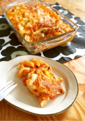 きのことチキンのトマトクリームグラタン-レシピのメイン写真