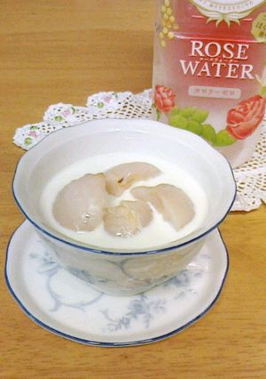 ほのかにローズ香るライチのデザート-レシピのメイン写真