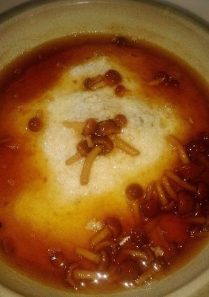 鱈の長芋蒸し、なめこあんかけ-レシピのメイン写真