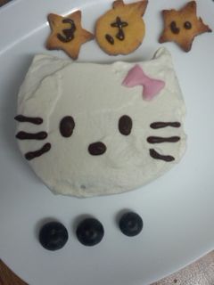 キティバースディケーキ-レシピのメイン写真