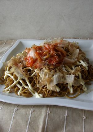 簡単♪キムマヨのっけde焼きそば-レシピのメイン写真