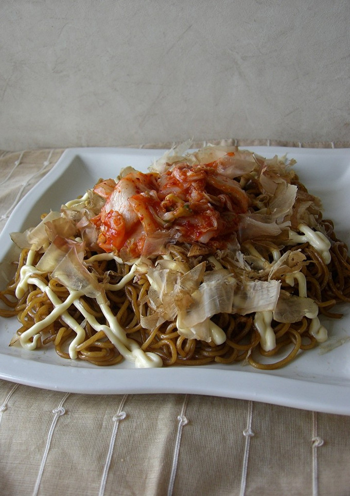 簡単♪キムマヨのっけde焼きそば-レシピのメイン写真
