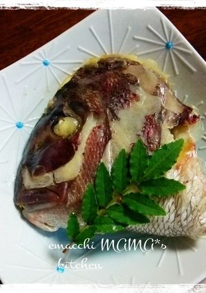 お手軽＊お手頃♪鯛アラの昆布茶蒸し-レシピのメイン写真