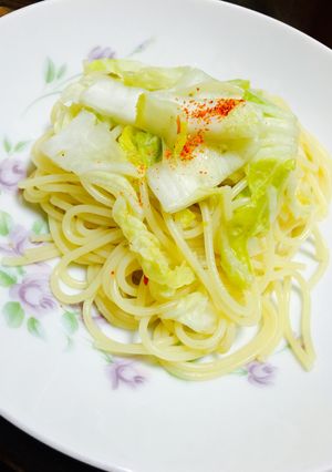 簡単☆めちゃうま☆白菜の柚子胡椒パスタ-レシピのメイン写真