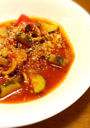 鶏肉のトマト煮込み ラタトゥイユ風-レシピのメイン写真