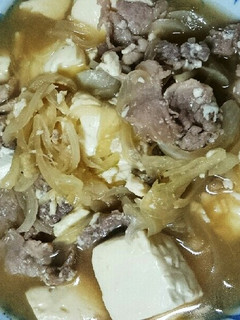簡単☆さっぱり肉豆腐-レシピのメイン写真