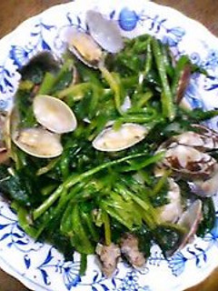 あさりとほうれん草のにんにくバター-レシピのメイン写真