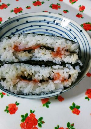 熱中症対策に❗昆布と梅干しのおにぎらず-レシピのメイン写真