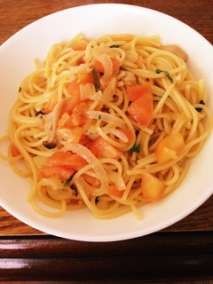 あっさりトマトパスタ-レシピのメイン写真