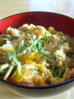 丼翌日~残った旨みあるだし汁で~水菜丼-レシピのメイン写真