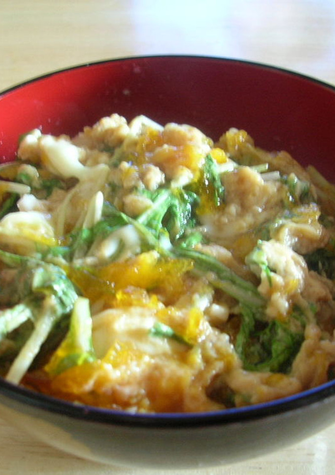 丼翌日～残った旨みあるだし汁で～水菜丼-レシピのメイン写真
