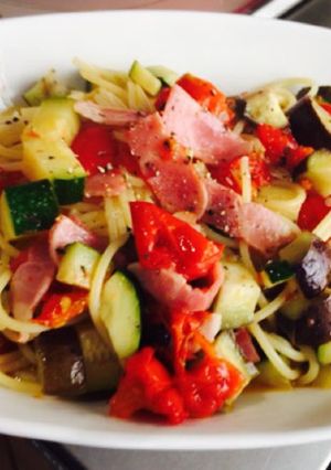 ランチに簡単☆夏野菜たっぷりパスタ-レシピのメイン写真