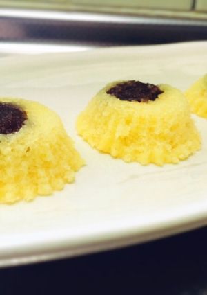 ケーキみたいなふわしゅわ蒸しパン，餡子編-レシピのメイン写真