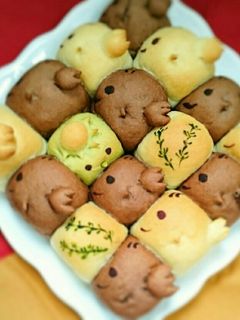 ちぎりパン(金魚 かっぱver.-レシピのメイン写真