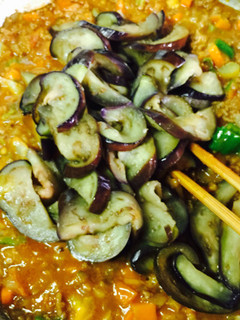 残り野菜で麻婆茄子?ドライカレー?風-レシピのメイン写真