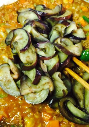 残り野菜で麻婆茄子？ドライカレー？風-レシピのメイン写真