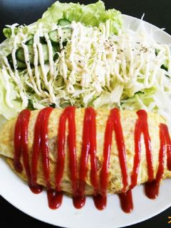 あっさりオムライス-レシピのメイン写真