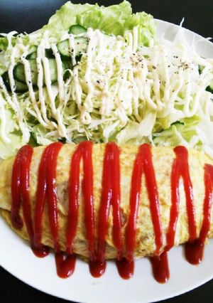 あっさりオムライス-レシピのメイン写真