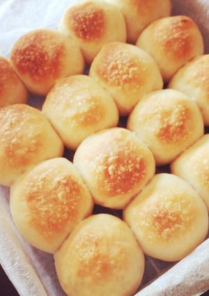 簡単手捏ね＊湯種でもっちりちぎりパン＊-レシピのメイン写真