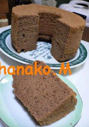 チョコレートシフォン☆一応ノンオイルw☆-レシピのメイン写真