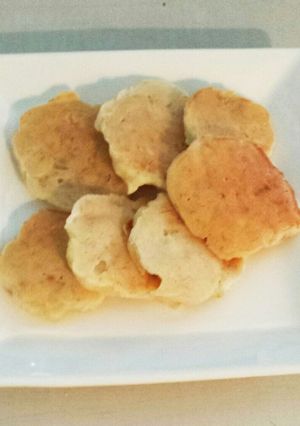 離乳食　卵ｱﾚ◎お好み焼き風パンケーキ♡-レシピのメイン写真
