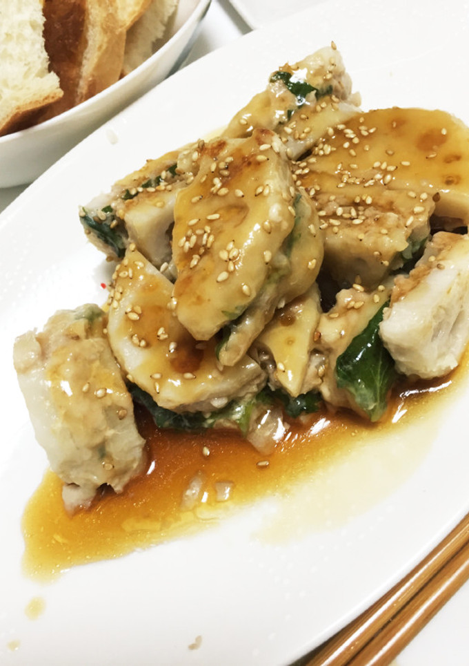 れんこんのはさみ焼き-レシピのメイン写真