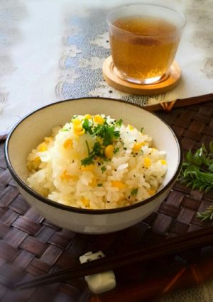 旬のごはん！とうもろこしごはん-レシピのメイン写真
