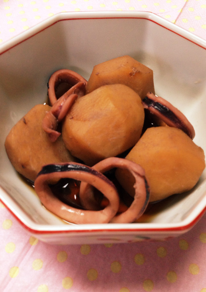 里芋とイカの煮物-レシピのメイン写真