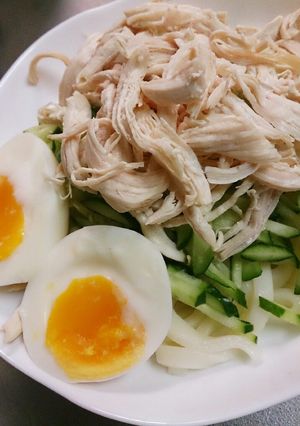 棒々鶏風うどん-レシピのメイン写真