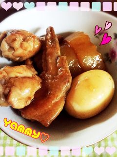 鳥手羽のさっぱり煮-レシピのメイン写真