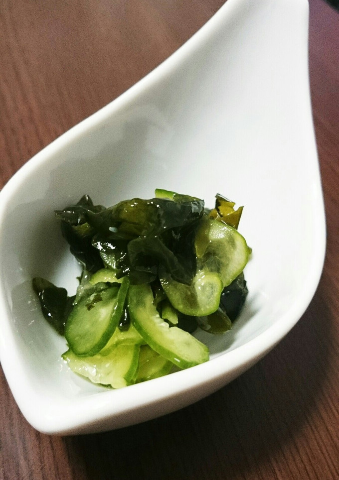 超簡単！胡瓜とワカメの酢の物☆甘め子供に-レシピのメイン写真