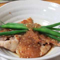 รูปของ ●豚肉の和風オニオンソース