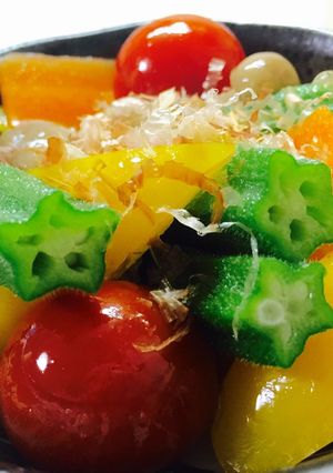 カラフル野菜の揚げ浸し-レシピのメイン写真