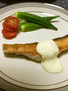 シャケのムニエル☆わさびソース-レシピのメイン写真