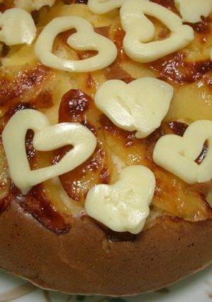 炊飯器でアップルバナナケーキ♪-レシピのメイン写真