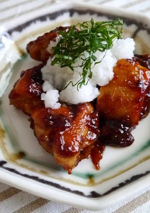 梅しそおろしでさっぱり♡照り焼きチキン-レシピのメイン写真