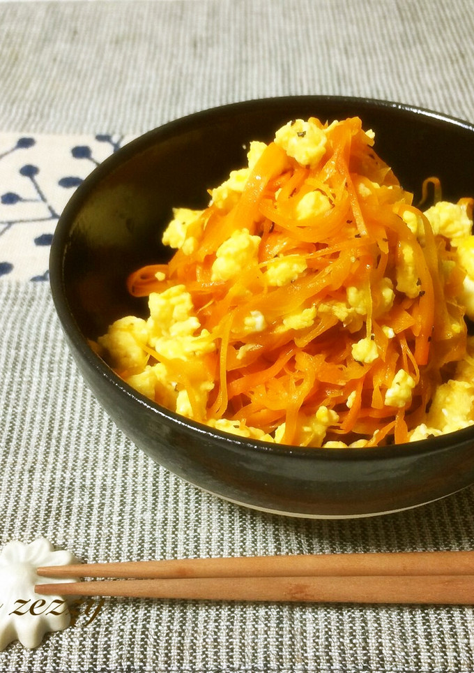 簡単！10分で！にんじんしりしり卵炒め-レシピのメイン写真