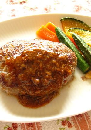 ハンバーグ-レシピのメイン写真