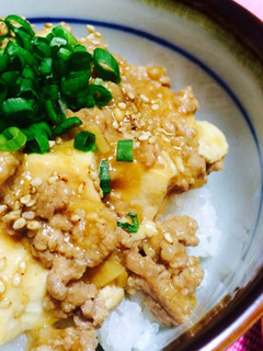 簡単☆そぼろ豆腐丼-レシピのメイン写真