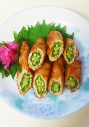 下茹で不要！オクラの肉巻き甘酢だれ☆-レシピのメイン写真
