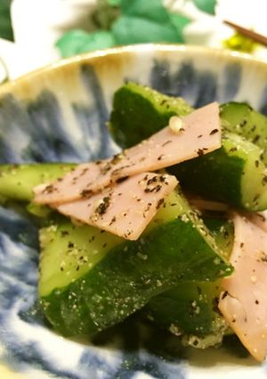 ゴツゴツ胡瓜✿サッパリ辛ポン小付け-レシピのメイン写真