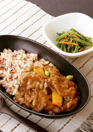 夏野菜のヘルシーごまカレー-レシピのメイン写真