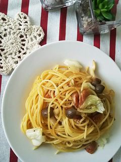 *ベーコンとぶなしめじの和風パスタ*-レシピのメイン写真