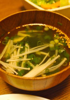 ねぎ塩わかめスープ feat. えのき茸-レシピのメイン写真