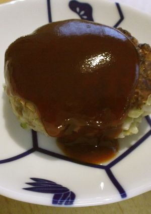 キャベツハンバーグ、ケチャップとソースで-レシピのメイン写真